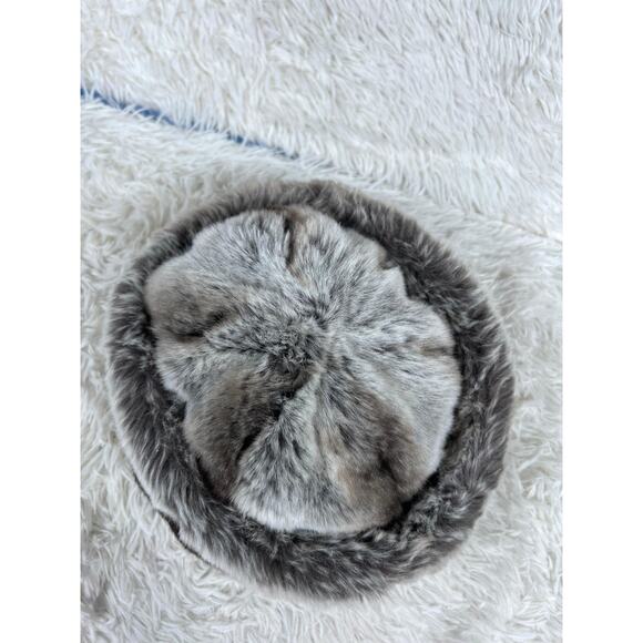 Fabulous Furs Donna Salyers Faux Fur Cossack Hat Womens Size M Gray - Picture 2 of 7